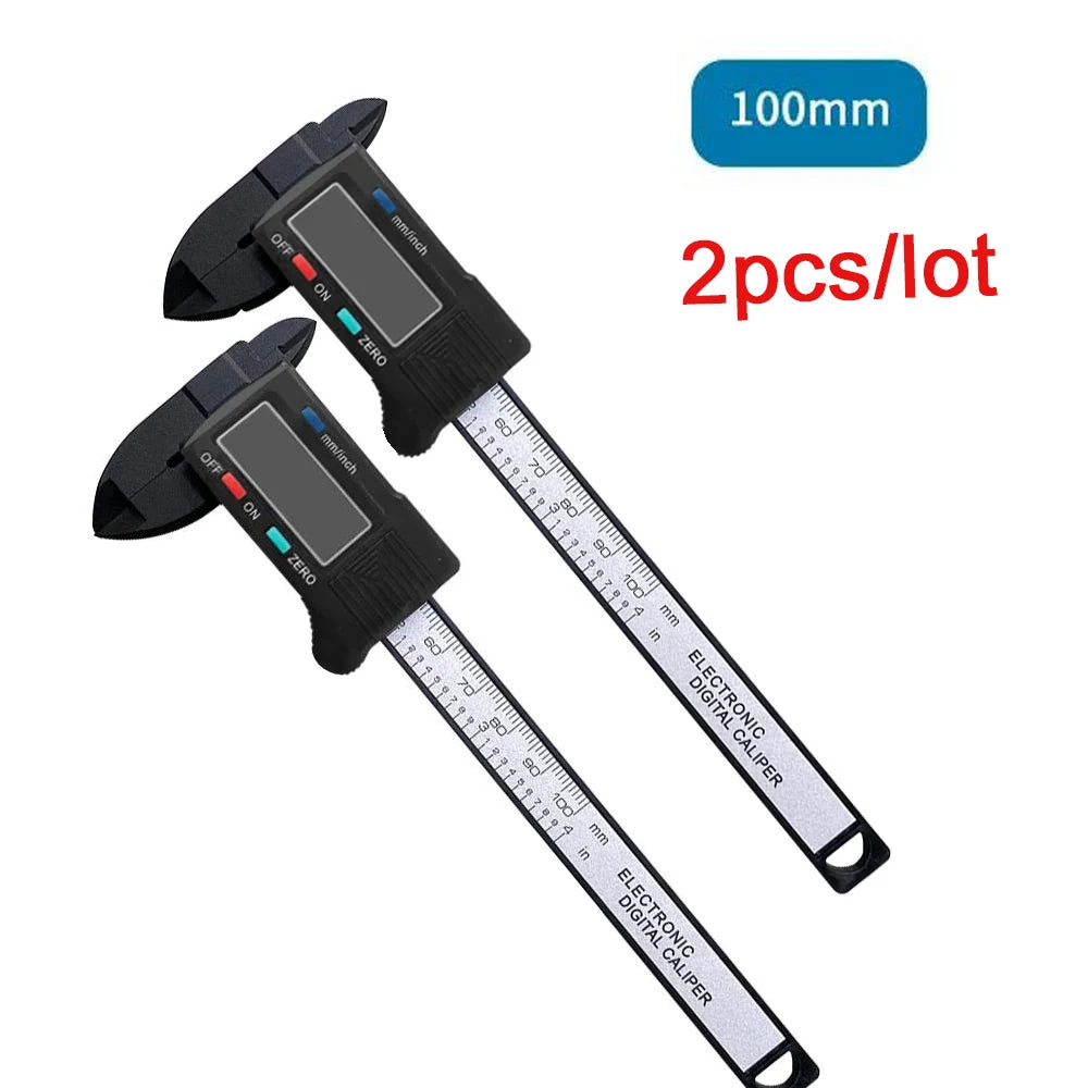 150mm 100mm Elektronischer Digitaler Messschieber Kohlefaser-Messschieberlehre Messwerkzeug Digitales Lineal