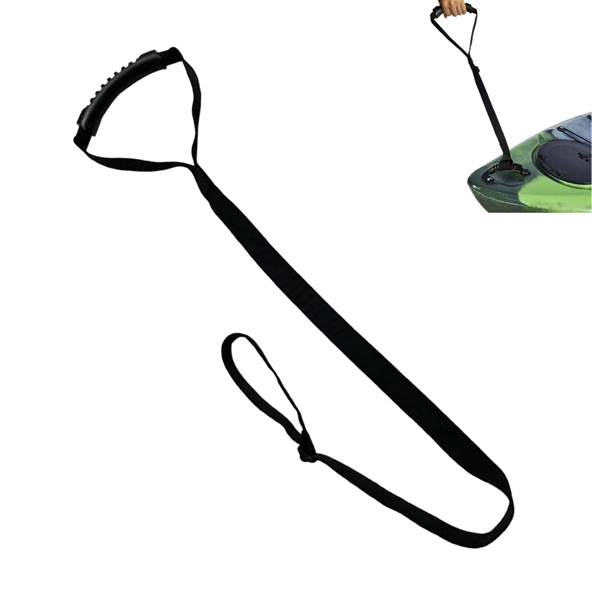 Adjustable Kayak Assist Strap with Handle, 150cm