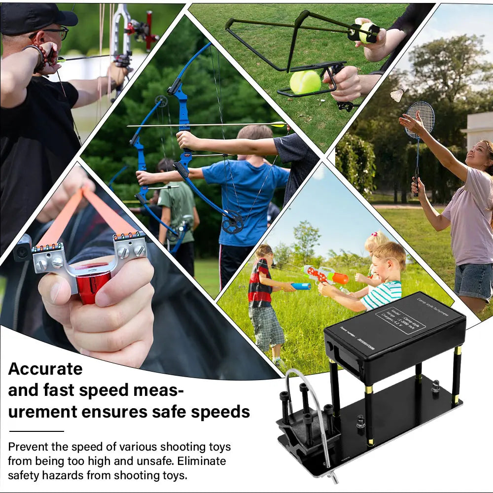 Nový multifunkčný strelecký chronograf Bullet Speed Tester Ball Velocity Energy Measurement Meranie rýchlosti streľby