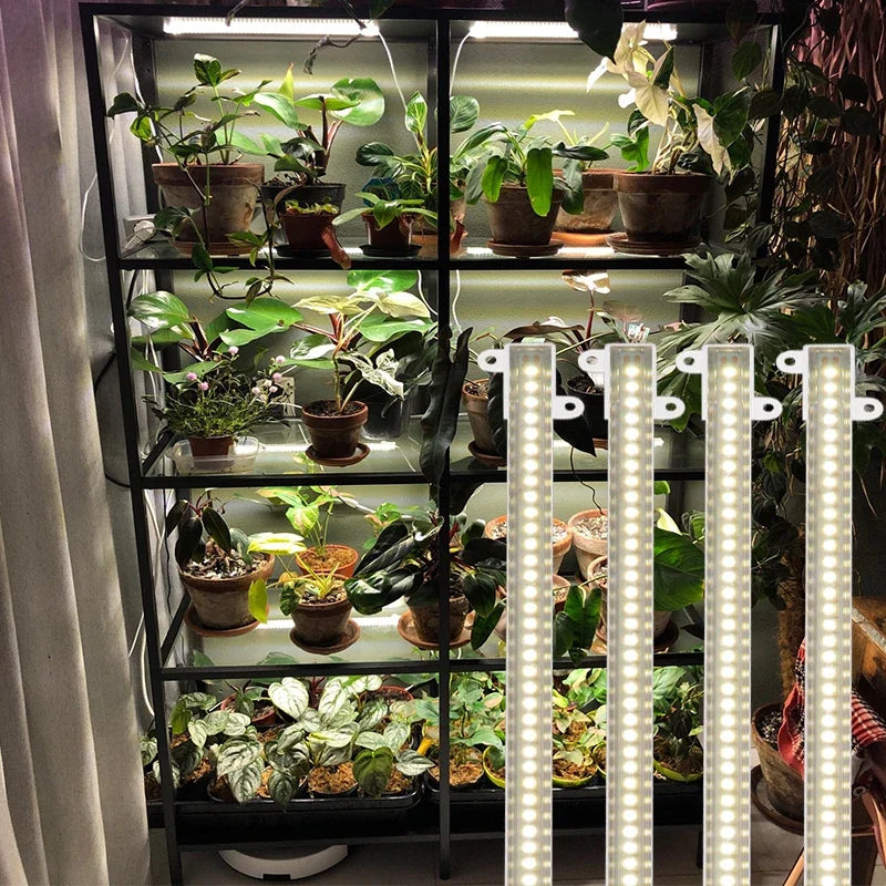 USB Plant Light Strips with Timer, 1–4 Strips