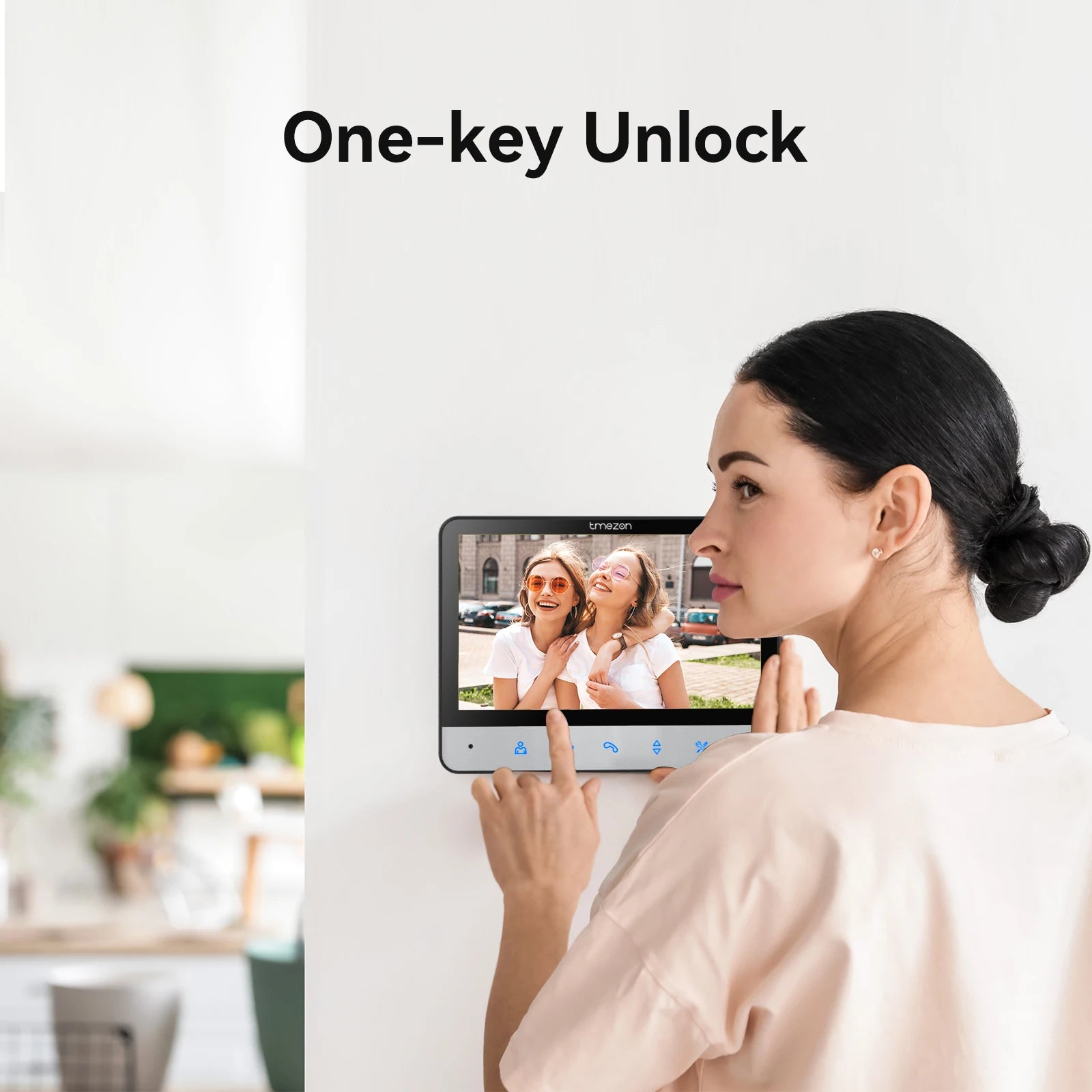 TMEZON Wired Video Doorphone with 7‑Inch LCD and Wide‑Angle Camera