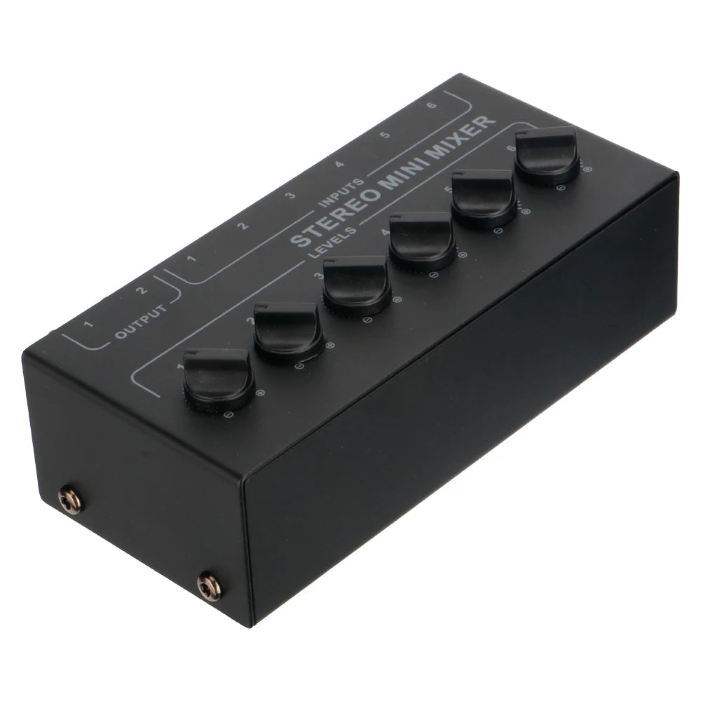 Passive Stereo Mixer - Four or Six Channels