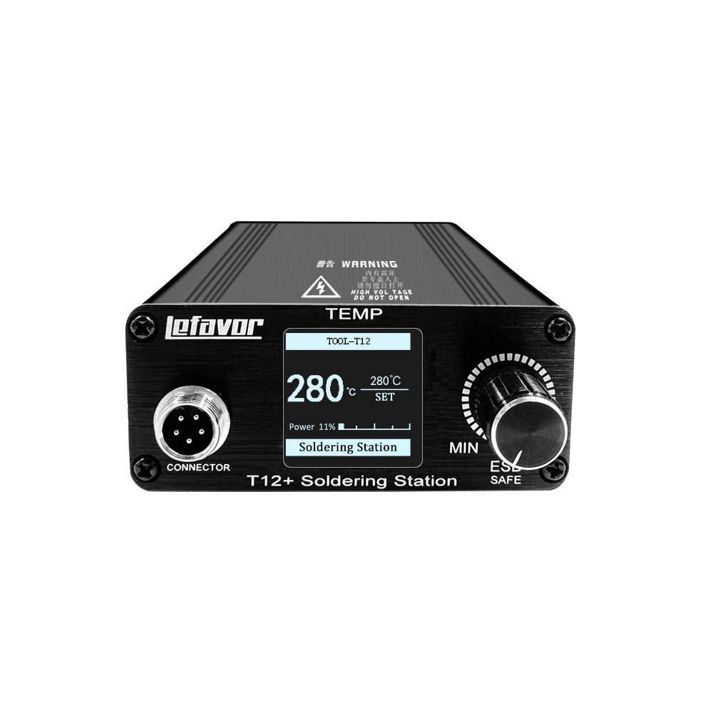 T12 75W Digital Soldering Iron StationTips Welding Rework Station temperature adjustable control microcontroller