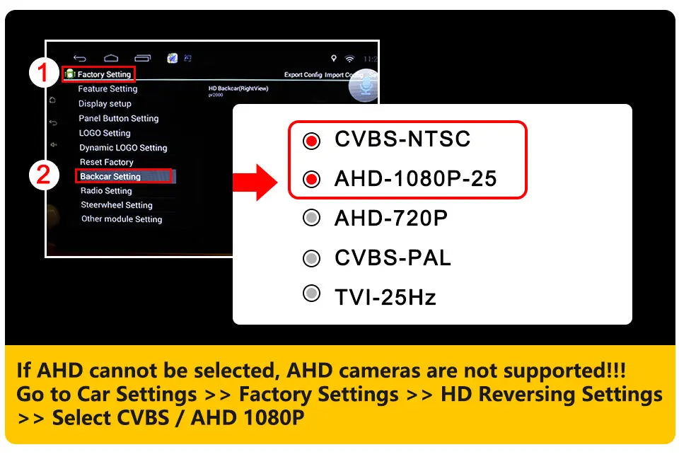 Cámara de reversa AHD 1080P para manija de cajuela BMW, vista trasera