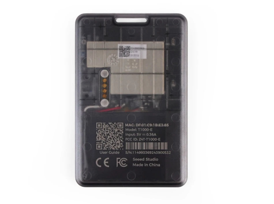 SenseCAP Card Tracker T1000‑E per Meshtastic con GPS e LoRa