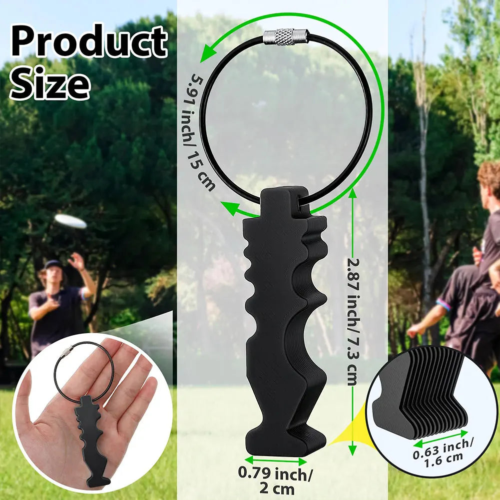 Grooved Disc Golf Maintenance Tool