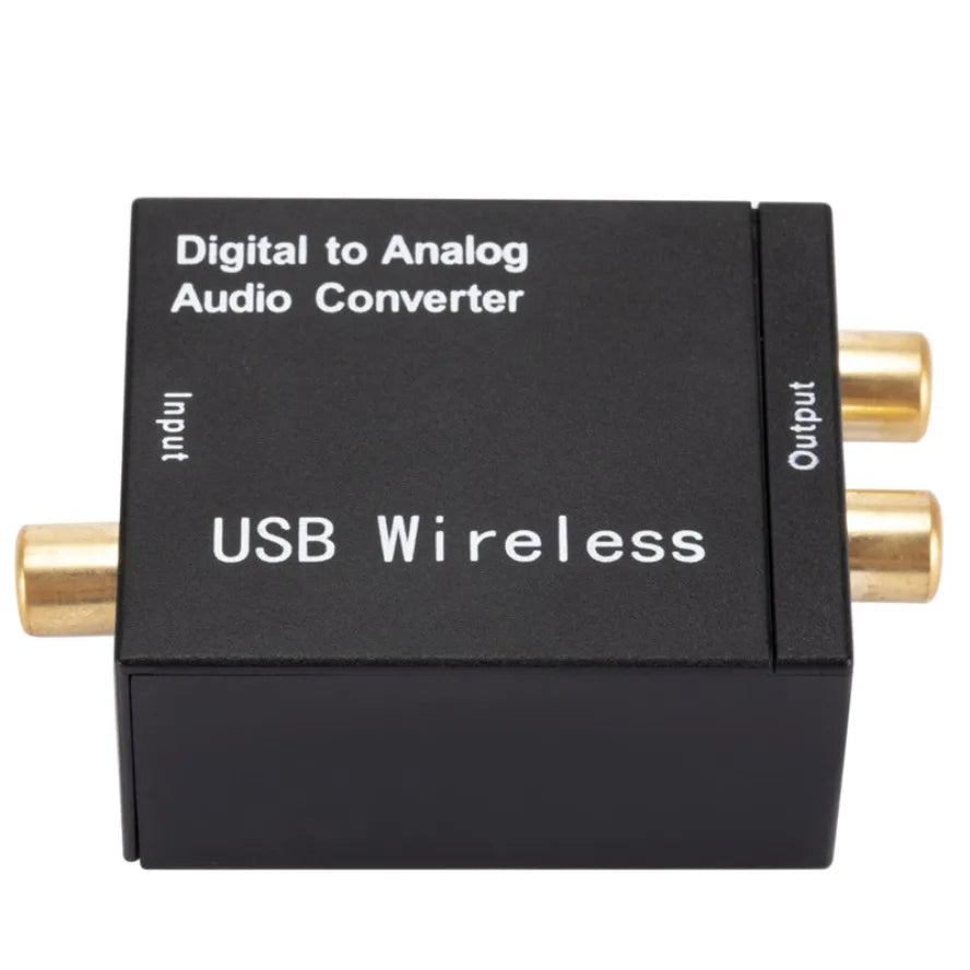 Conversor de áudio ótico e coaxial para RCA