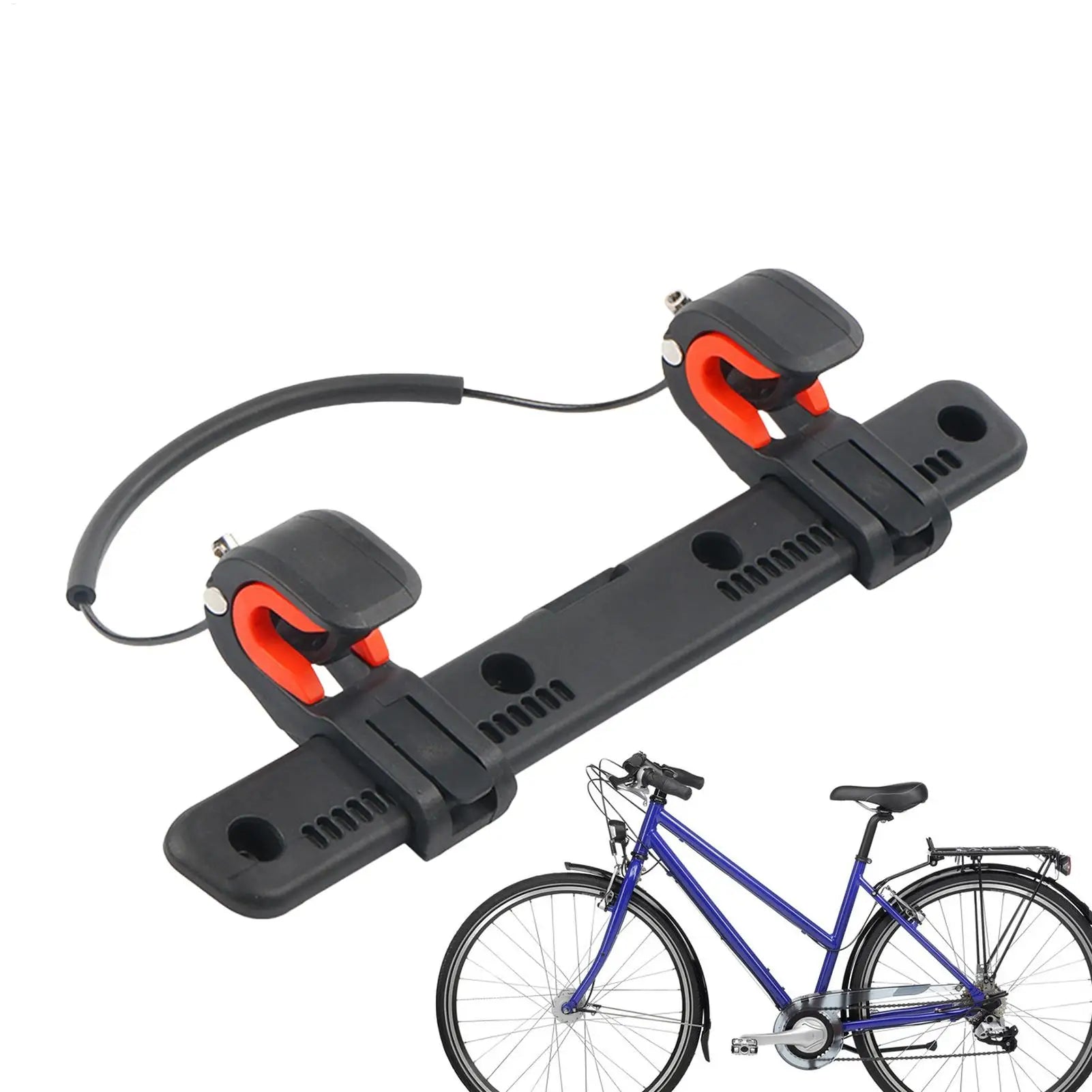 Adjustable Luggage Clip Bicycle Side Bag Buckle Bicycle Saddle Rack Bag Clip Motorcycle Pannier Accessories For Bike Riding