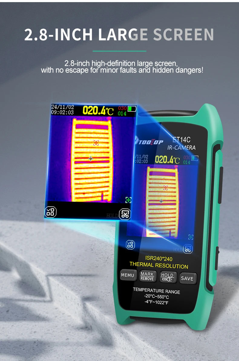 TOOLTOP ET14C Thermal Imaging Camera for PCB and Home Appliance Testing