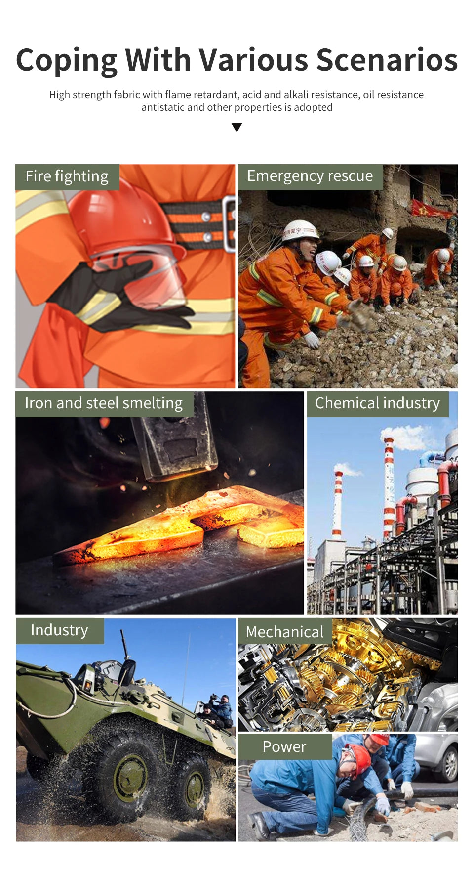 Fire Gloves for Heat, Flame, and Rescue Protection