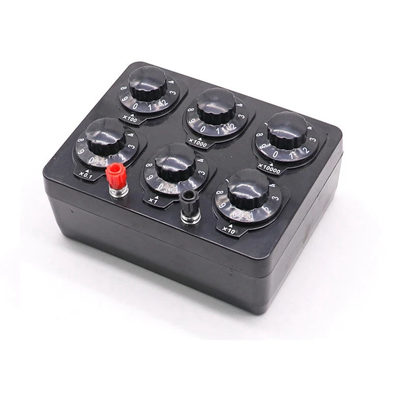 Caja de resistencia ajustable para enseñanza de electrónica