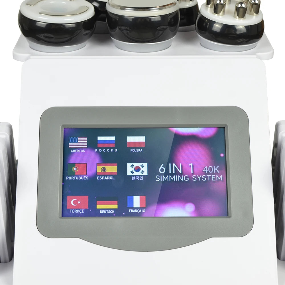 6-in-1 Ultrasonic Cavitation Body Sculpting Machine