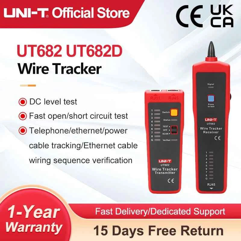 UT682 or UT682D Cable Tracker and Tester