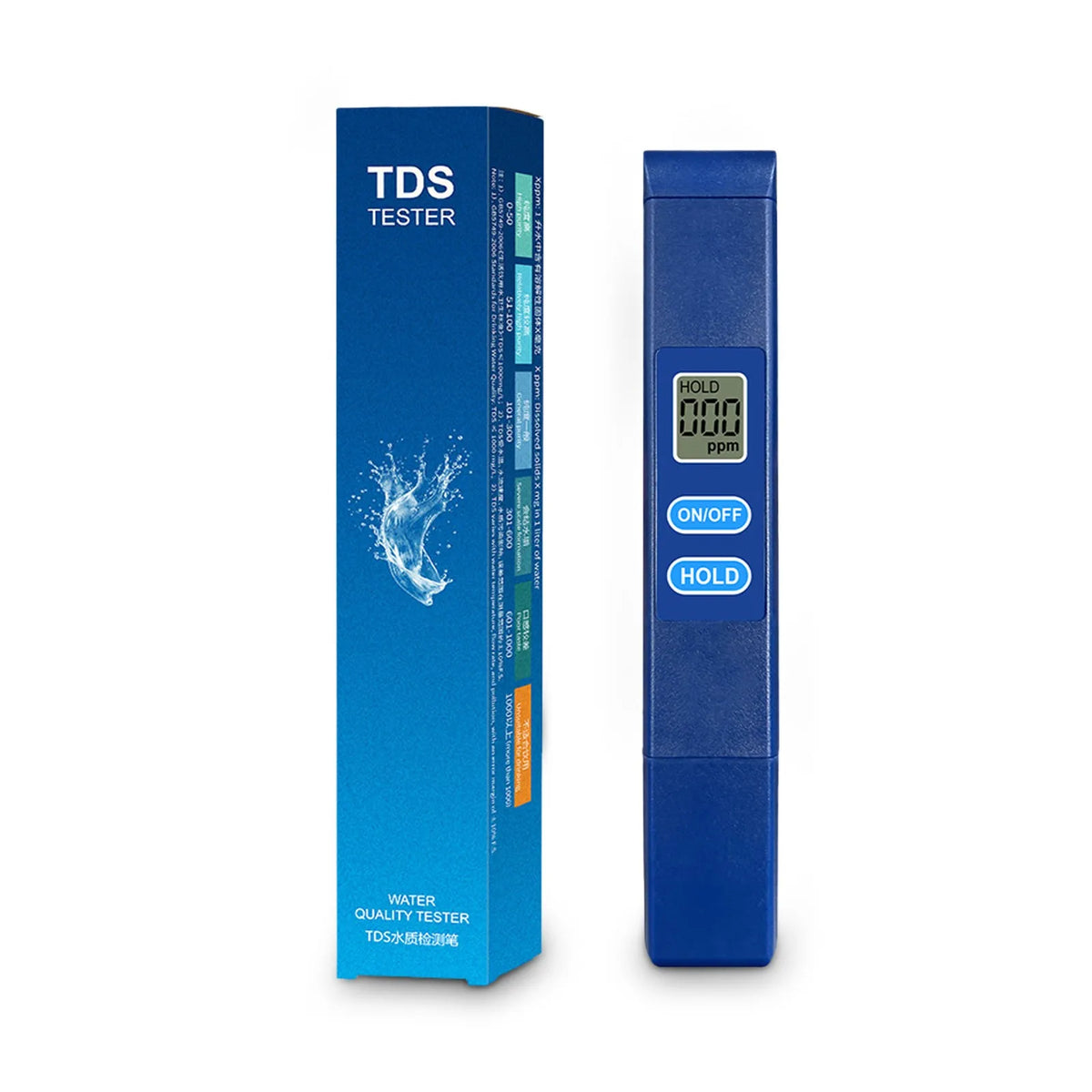 Digitálny tester TDS vody v tvare pera, 0-9990 ppm