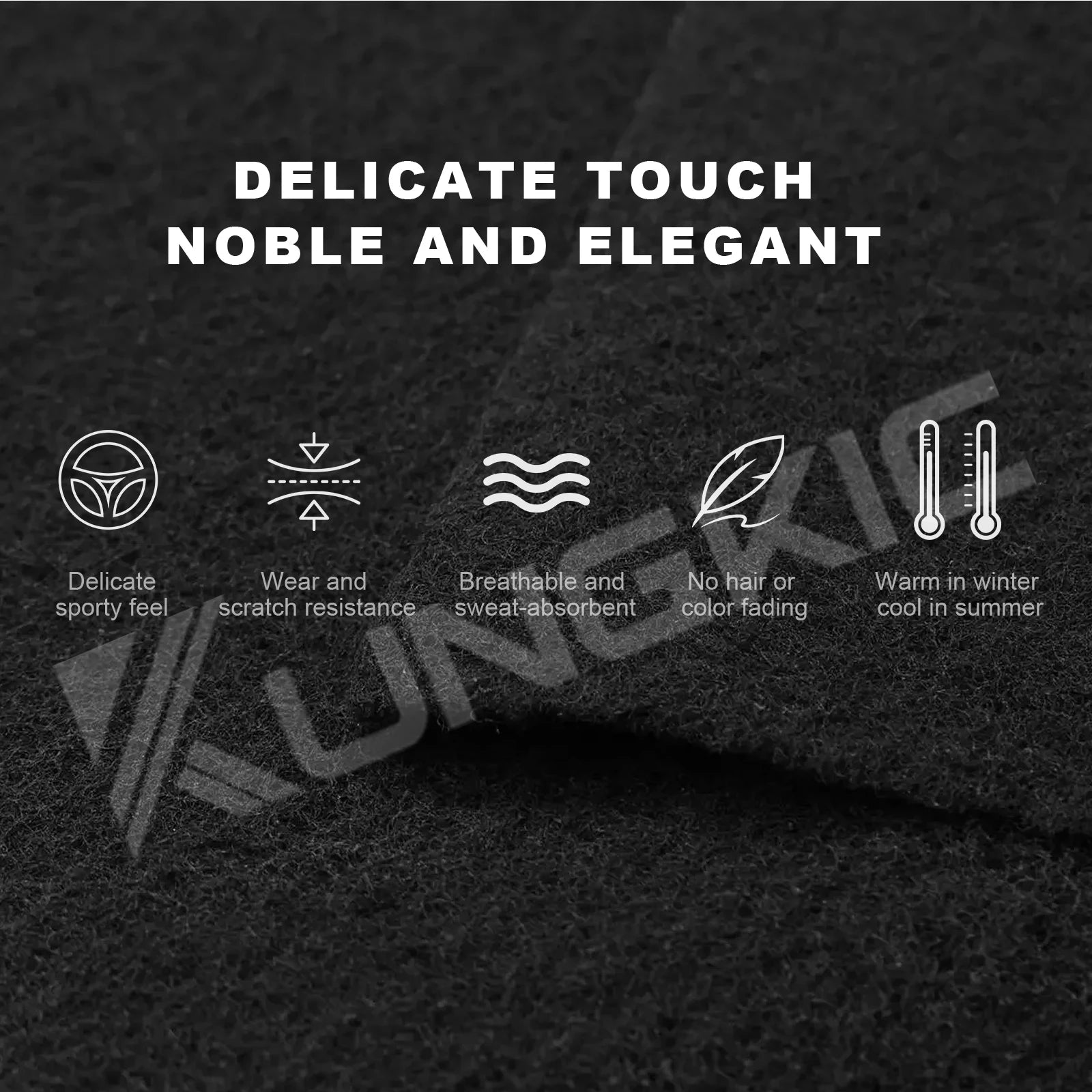 Suede/Polyester Interior Trim Sticker for Seat Leon and Cupra