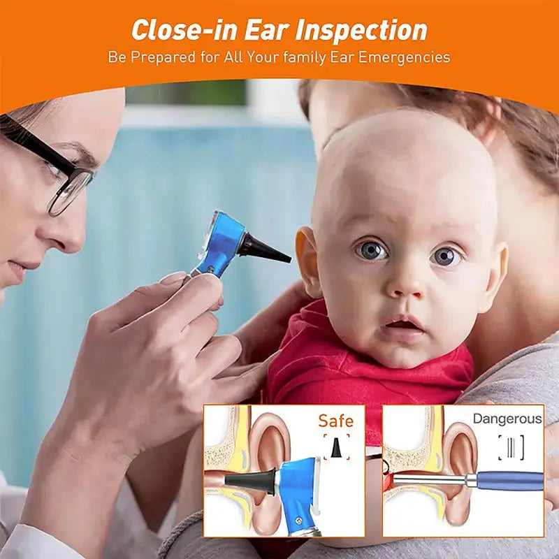 Illuminated Otoscope with 3x Magnification