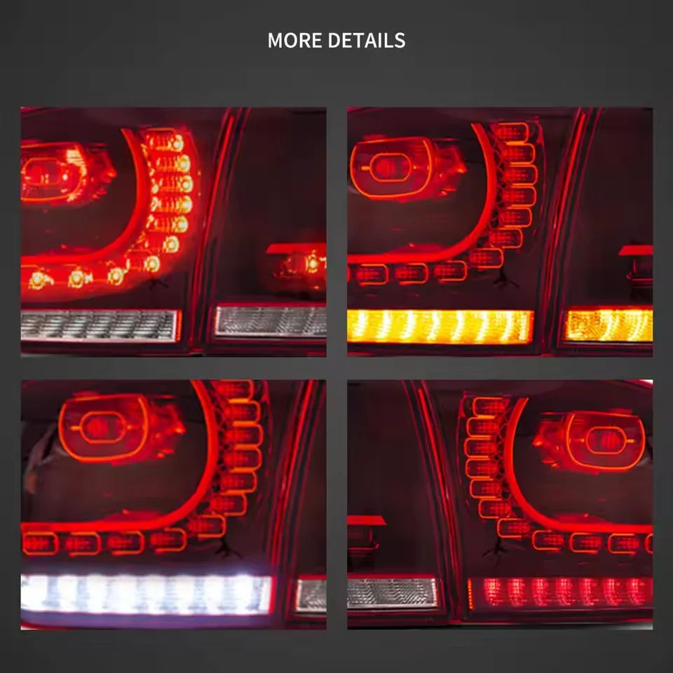 LED-baglygter til 2008–2014 VW Golf Mk6 med sekventielt blinklys