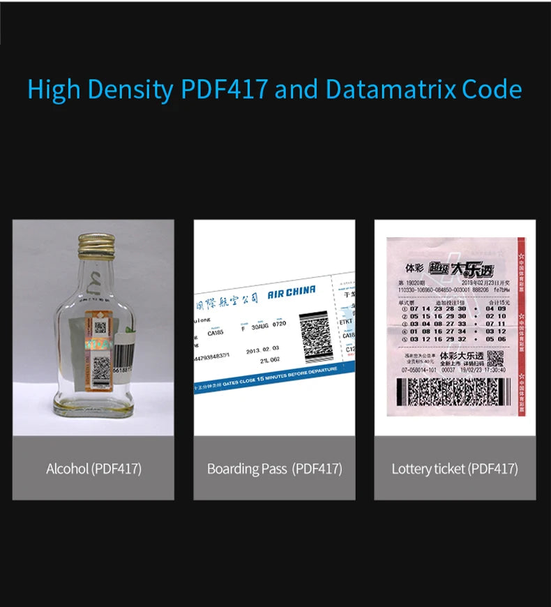 Handheld 1D/2D Barcode Scanner - Connection Options