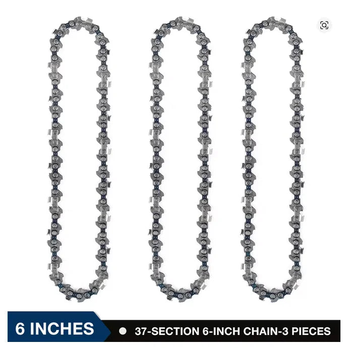 Six-Inch Replacement Chains, 37 Drive Links