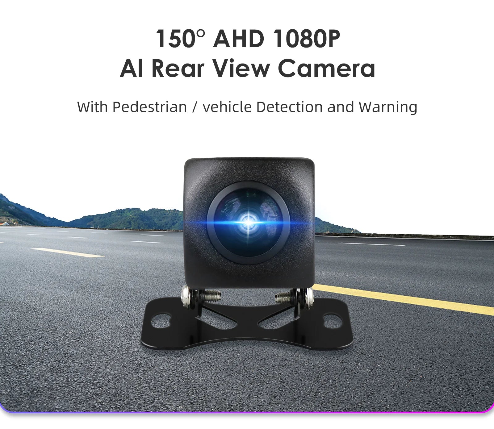Hizpo 720P 1080P AHD Rear View Camera 140 ° 150 ° 170 ° Wide Angle Waterproof Night Vision Universal Reverse Parking Assistance