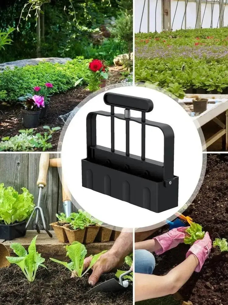 Manual Four-Block Soil Press