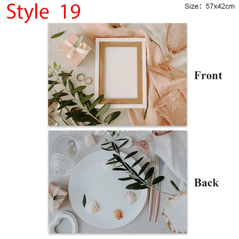 Double-Sided Photo Background Sheet, 57 × 42cm