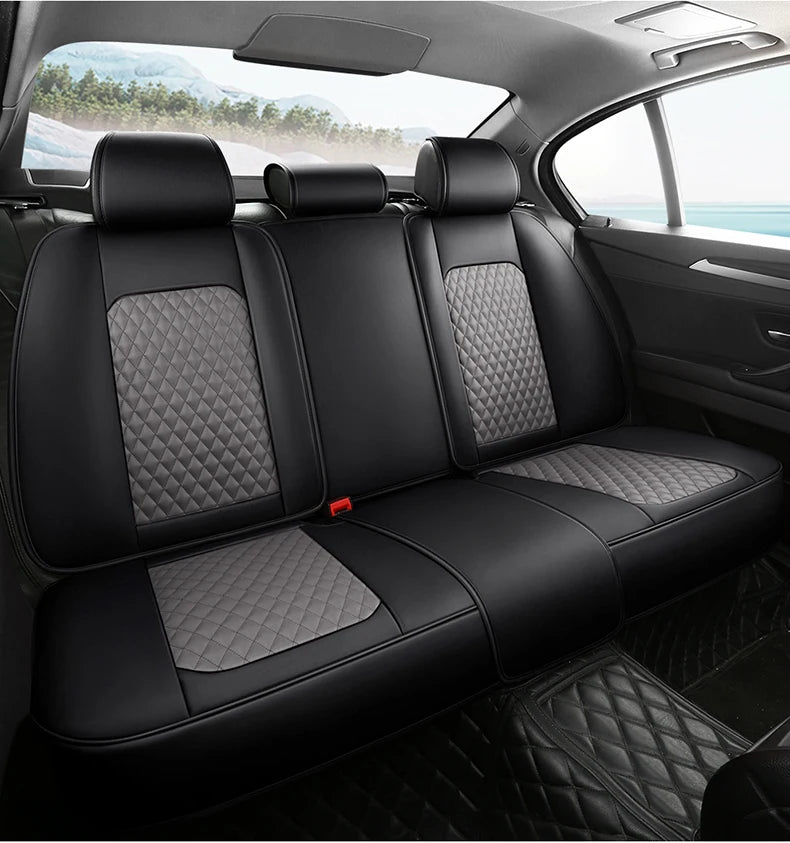 Універсальні чохли на автокрісла – комплект повного покриття з нубукової шкіри Nappa