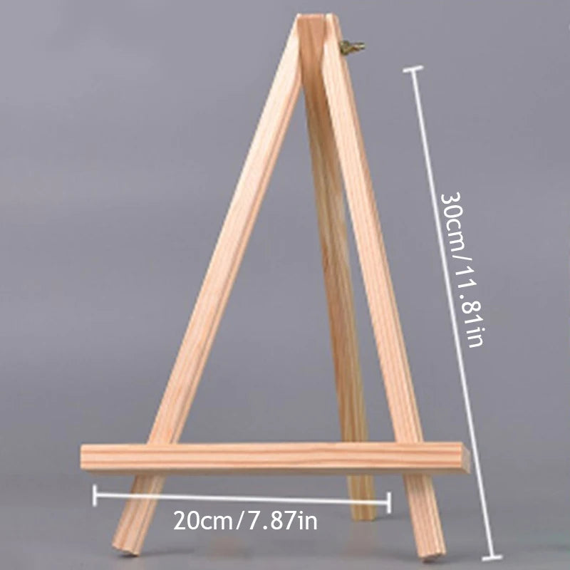 Natural Wood Mini Easel Display Stand
