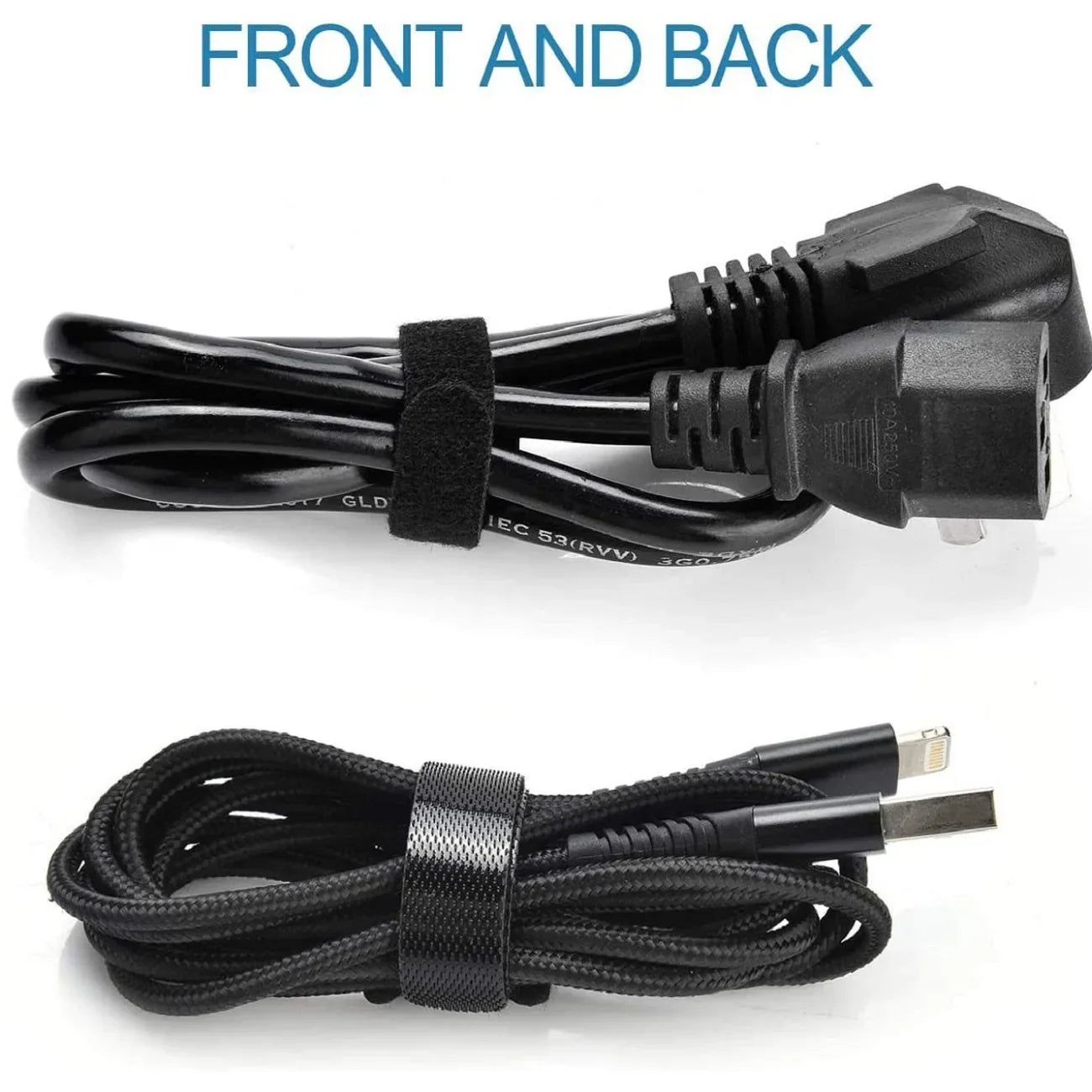 100pcs Releasable Cable Organizer Ties Mouse Earphones Wire Management Nylon Cable Ties Reusable Loop Hoop Tape Straps Tie