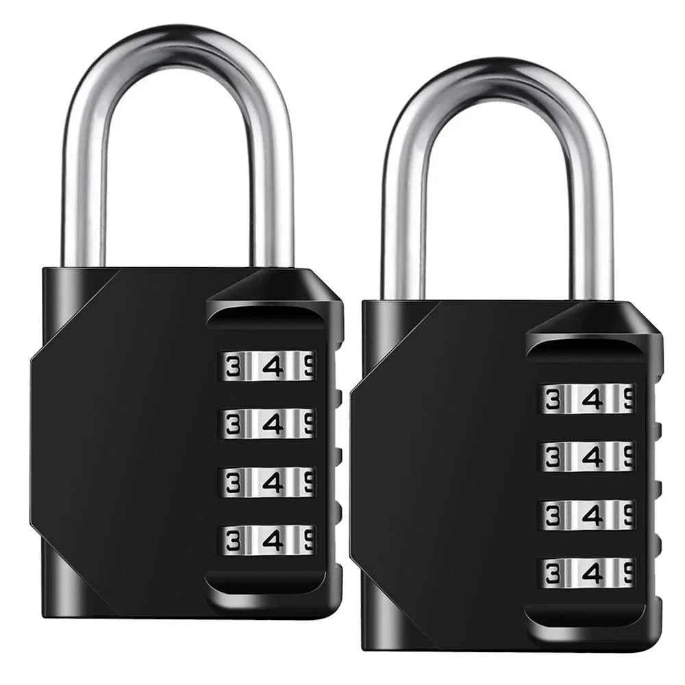 Resettable Four-Digit Combination Padlock
