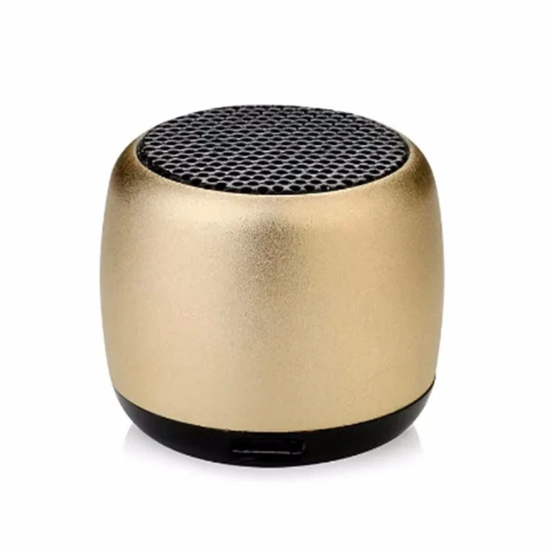 M1 Mini Bluetooth-compatible Small Speaker Portable Intelligent One Drag Two Small Steel Cannon Metal Wireless Sound Subwoofer
