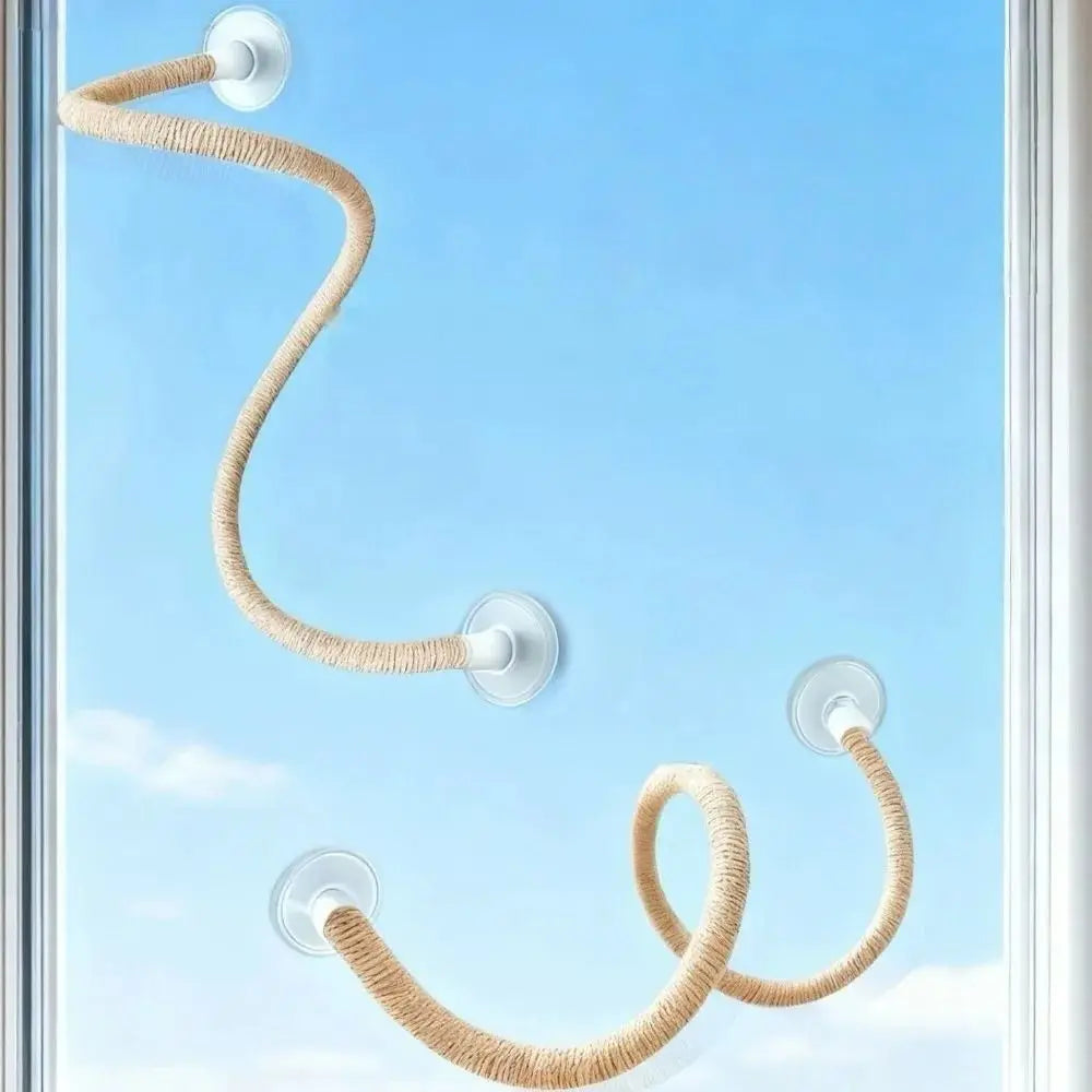 Bendable Rope Bird Perch with Suction Cups