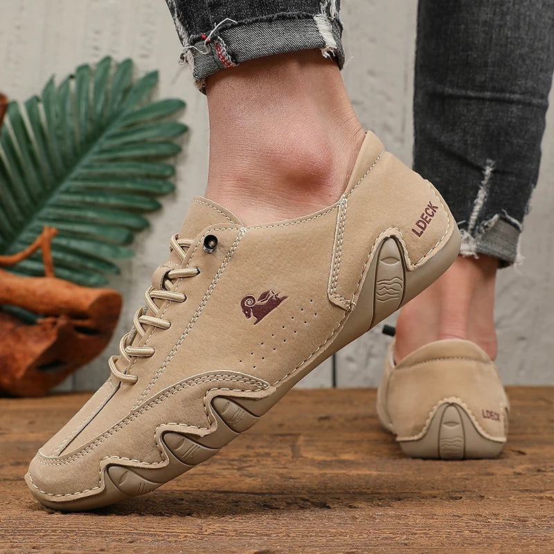 Men Casual Shoes Slip-On Loafers Soft Sole Anti-Slip