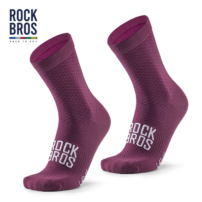 Knee-High Cycling Socks with Sweat-Wicking Comfort