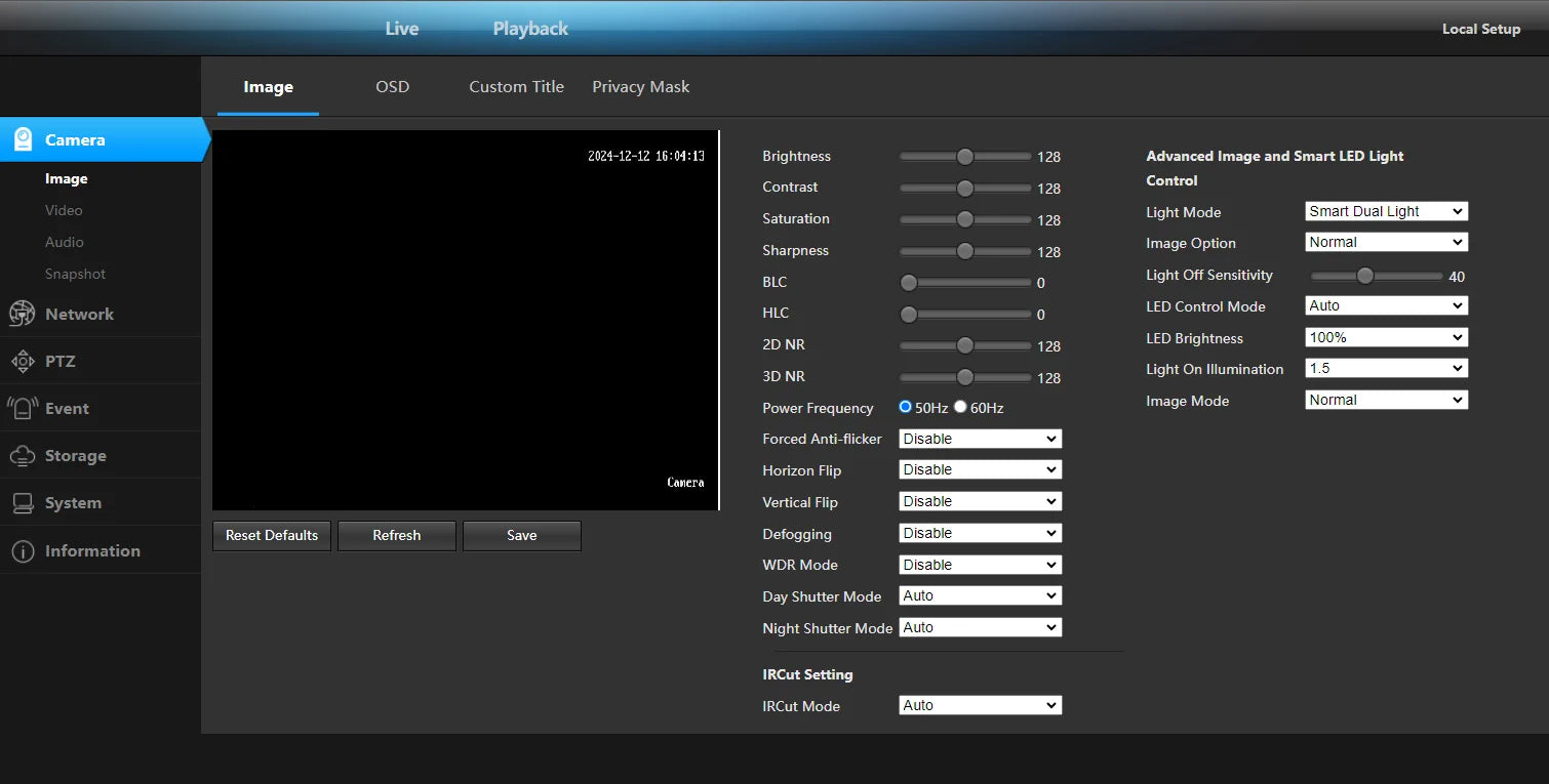 5MP 25fps WiFi IP kamera s RTMP a nočným monitorovaním