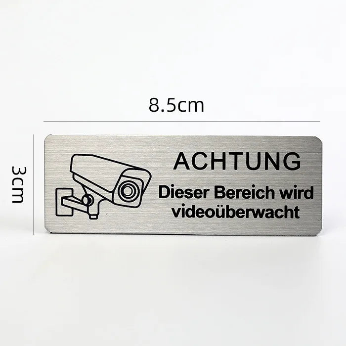 Targa identificativa personalizzata in acciaio inossidabile per cassetta postale e porta