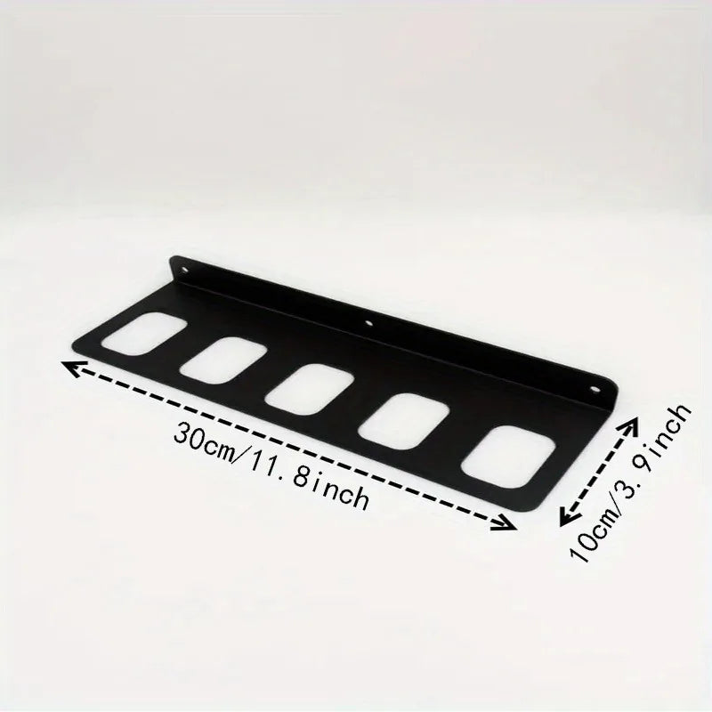 Wall-Mounted Metal Tool Organiser Rack