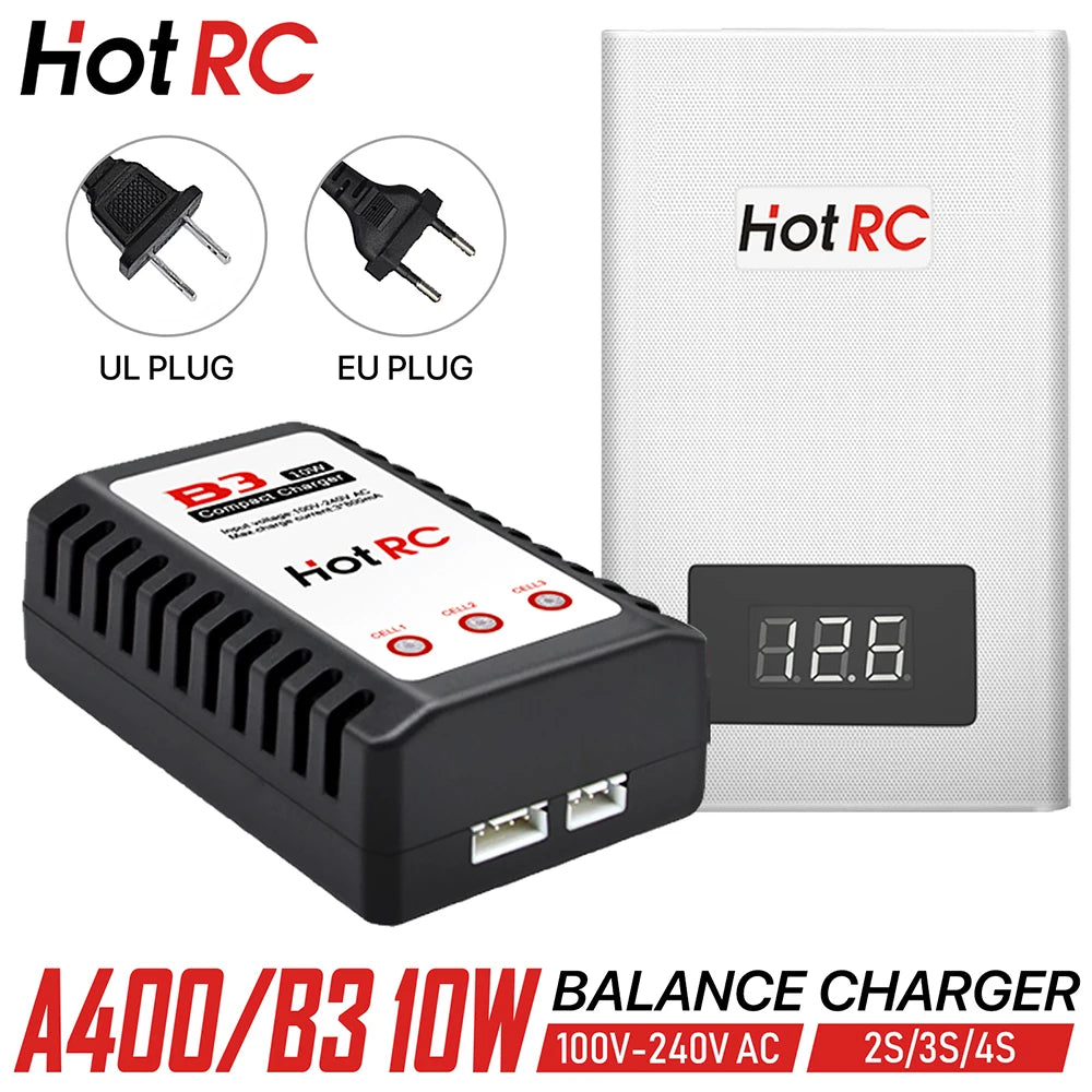 A400/B3 LiPo Balance Charger, Model and Plug Options