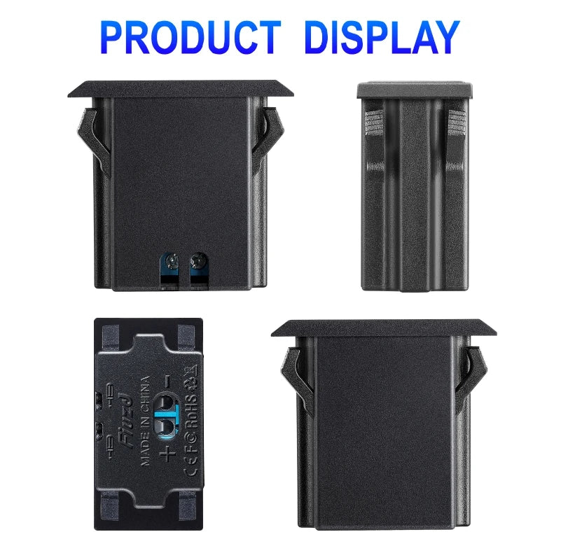 Power Socket 12V 24V USB Outlet 54W Dual PD USB-C Port Quick Charge 3.0 USB Charger Socket for passat b8 b7 b6 b5 accessories