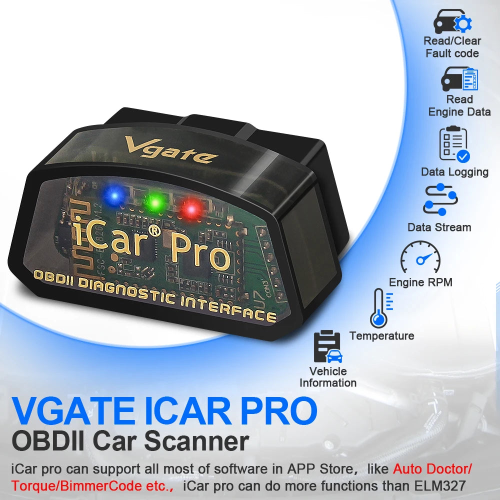 OBD2 Car Diagnostic Tool Bluetooth 4.0 WiFi