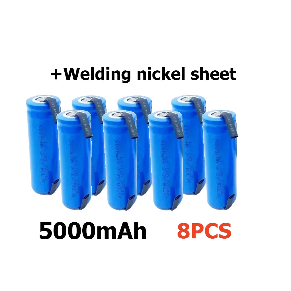 32700 LiFePO4 Battery Cell, 3.2 V 5000 mAh, 35 A
