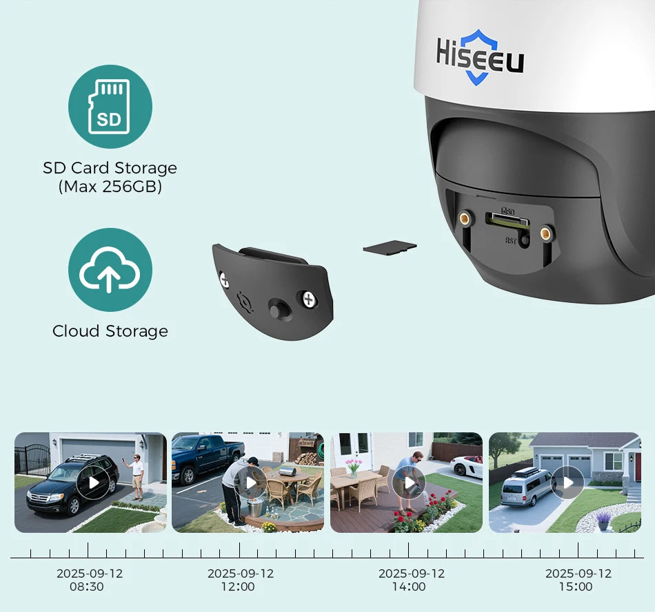 4K PTZ PoE IP Security Camera