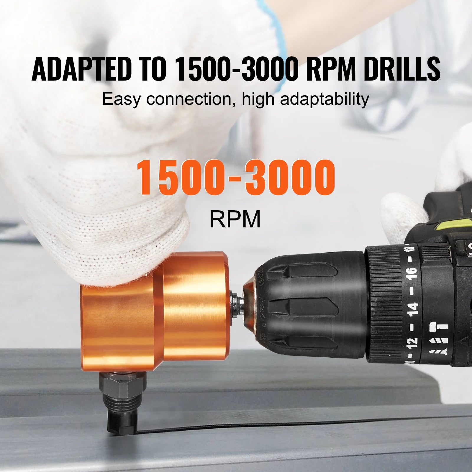 Kaksoispäinen levyleikkuri porakoneeseen