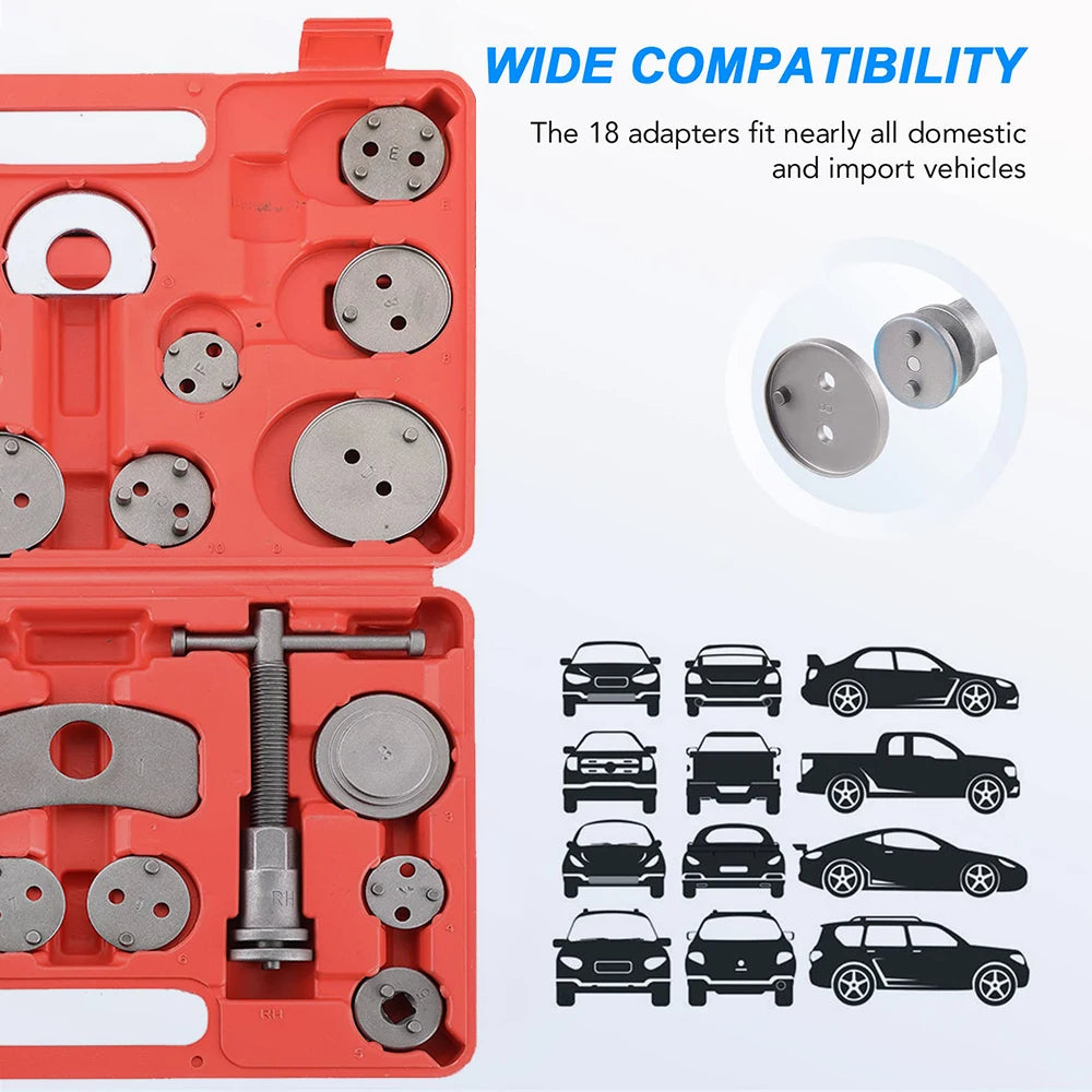 Hikity 22‑Piece Brake Caliper Tool Set