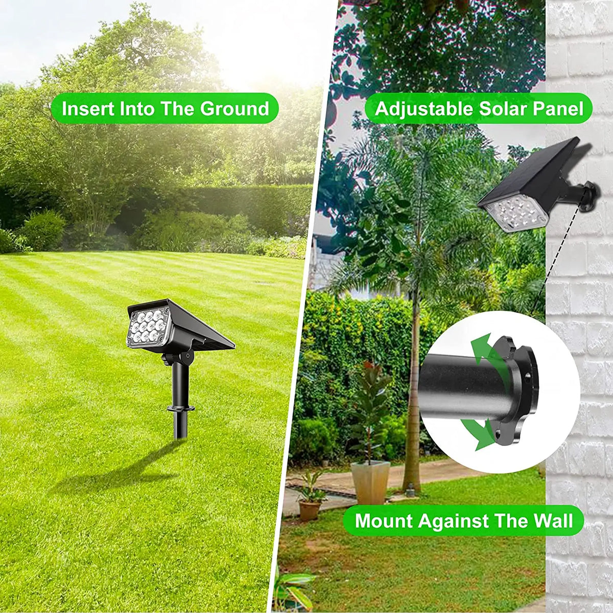 TS-G2202-V2 Solar-Gartenspot, IP65