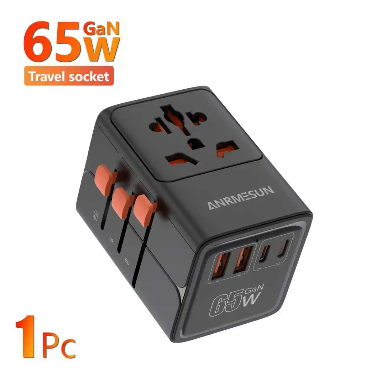 Putni pretvarač utičnica s USB priključcima za punjenje