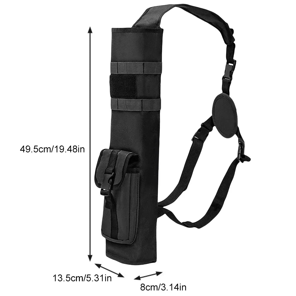 Adjustable Archery Quiver with Carrying Strap