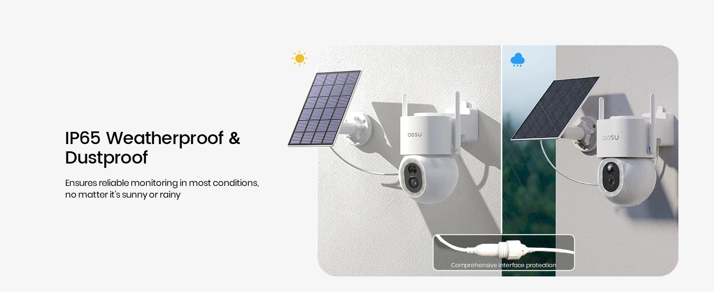 5MP Solar PTZ Outdoor Security Camera with AI Detection and Color Night Vision