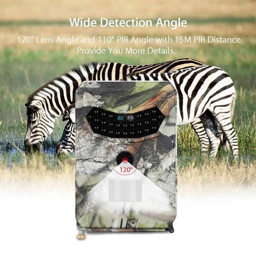 PR100 Trail Camera 12MP 1080P Night Vision Wildlife Camera