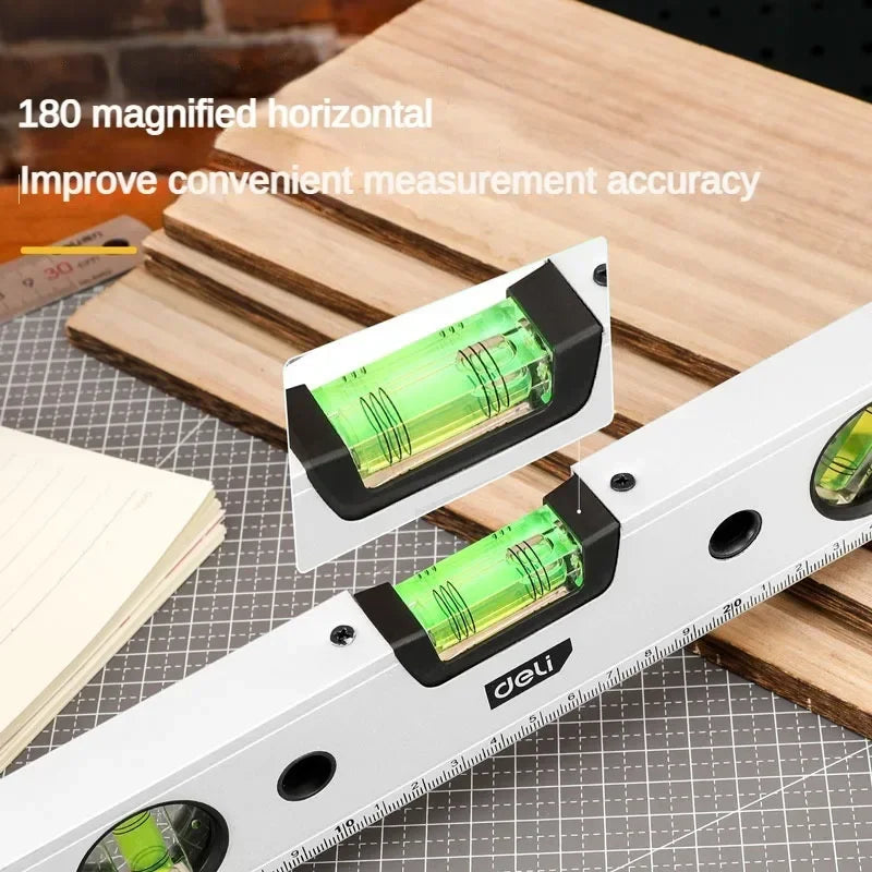 Magnetic Three-Vial Spirit Level